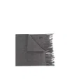 Ami Alexandre Mattiussi Logo Scarf In Black