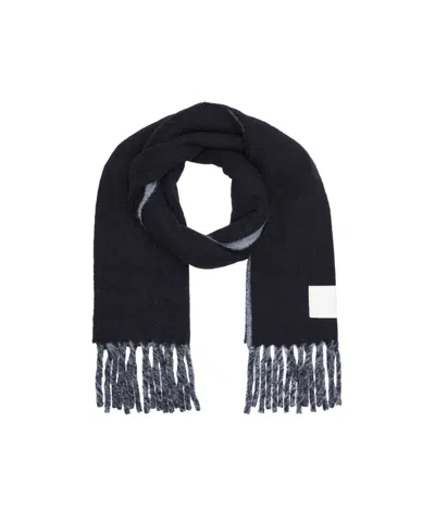 Ami Alexandre Mattiussi Logo Scarf In Black