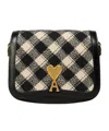 Ami Alexandre Mattiussi Logo Shoulder Bag In Black