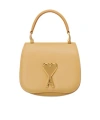 Ami Alexandre Mattiussi Logo Shoulder Bag In Nude