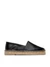 Ami Alexandre Mattiussi Logo Slip-on Espadrilles In Black
