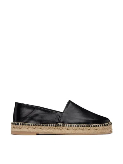 Ami Alexandre Mattiussi Logo Slip-on Espadrilles In Black