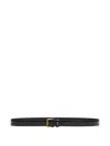 Ami Alexandre Mattiussi Logo-stud Belt In Black