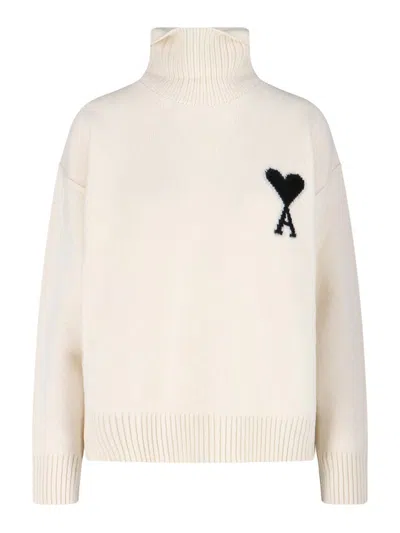 AMI ALEXANDRE MATTIUSSI LOGO SWEATER