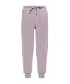 Ami Alexandre Mattiussi Ami Paris Logo Detailed Drawstring Sweatpants In Purple