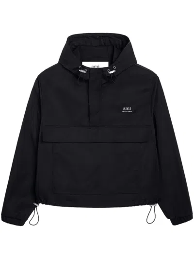 Ami Alexandre Mattiussi Logo Sweatshirt In Black