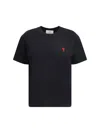 Ami Alexandre Mattiussi T-shirt With Round Neck And Short Sleeves