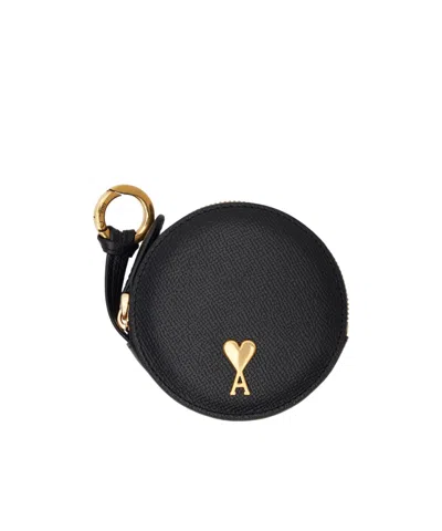 Ami Alexandre Mattiussi Logo Wallet In Black