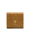 Ami Alexandre Mattiussi Paris Paris Compact Wallet In Brown