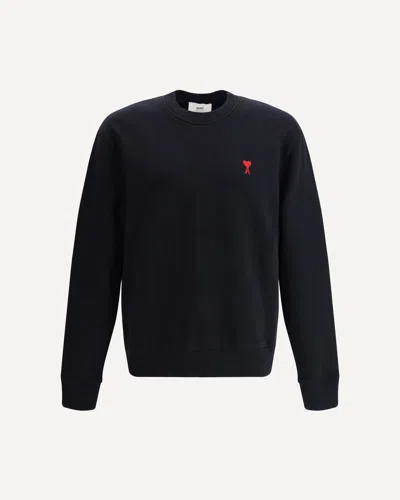 Ami Alexandre Mattiussi Logoed Sweatshirt In Black