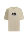 Ami Alexandre Mattiussi Ami Paris-patch T-shirt In White Cream