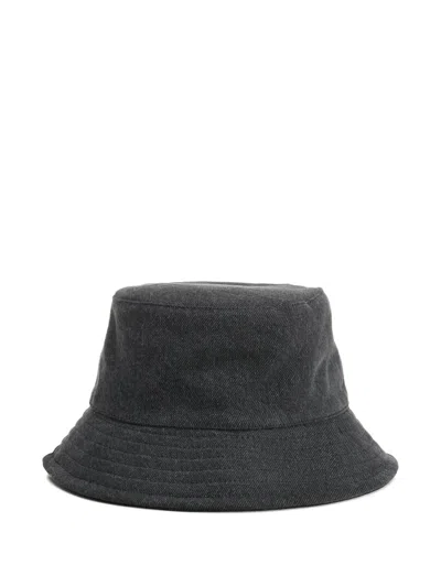 Ami Alexandre Mattiussi Logo-patch Bucket Hat In Black