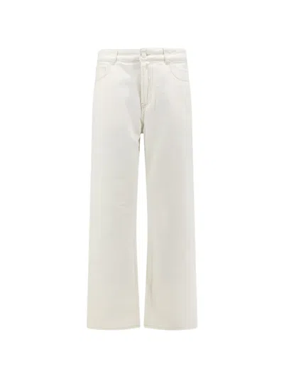 Ami Alexandre Mattiussi Ami Paris Large Fit Denim Jeans In Transparent