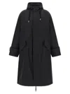 Ami Alexandre Mattiussi Long Parka In Black