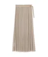 Ami Alexandre Mattiussi Ami Paris 'pleated' Skirt In Nude