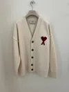 Ami Alexandre Mattiussi Cardigan Ami Paris Men Color White In Neutral