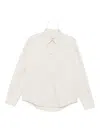 Ami Alexandre Mattiussi Ami Paris Short Sleeve Cotton Shirt In White