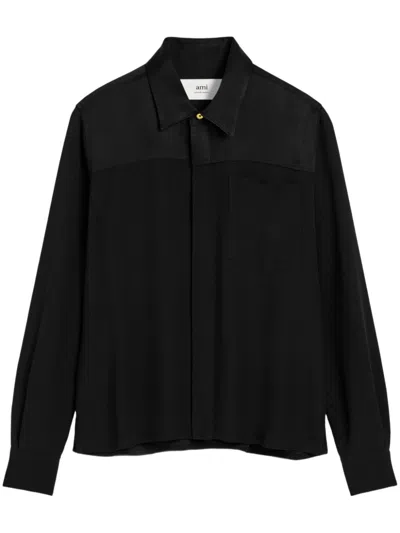 Ami Alexandre Mattiussi Fitted Shirt Black For Women