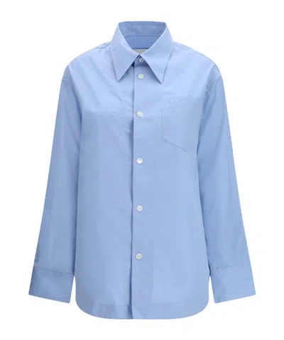 Ami Alexandre Mattiussi Long Sleeve Shirt In Blue