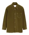 Ami Alexandre Mattiussi Overshirt With Chest Pocket And Long Sleeves In Brown
