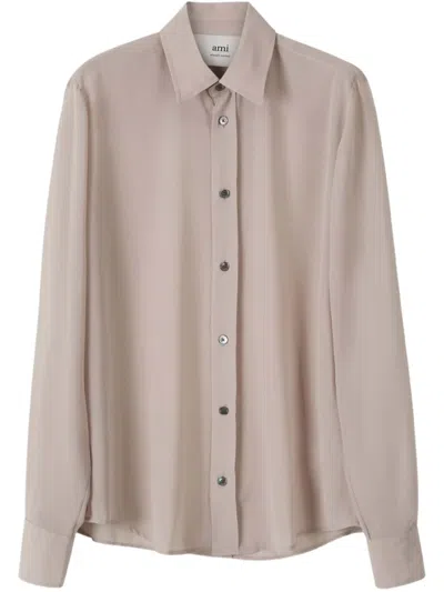 AMI ALEXANDRE MATTIUSSI LONG-SLEEVE SHIRT