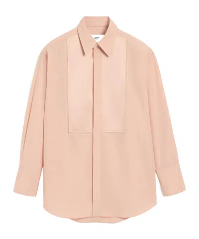 Ami Alexandre Mattiussi Long Sleeve Shirt In Pink