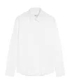 Ami Alexandre Mattiussi White Poplin Cotton Tailor Shirt White In White