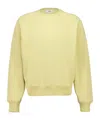 Ami Alexandre Mattiussi Long Sleeve Sweatshirt In Yellow