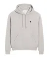 Ami Alexandre Mattiussi Ami Paris Ami Paris Grey Cotton Ami De Coeur Hoodie In Gray