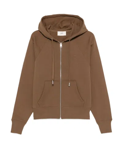 AMI ALEXANDRE MATTIUSSI LONG SLEEVE SWEATSHIRT JACKET
