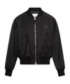 Ami Alexandre Mattiussi Ami Paris Twill Bomber Jacket In Black