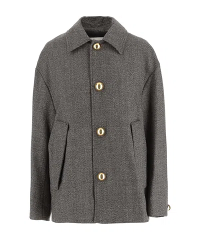 AMI ALEXANDRE MATTIUSSI LONG-SLEEVED CASUAL JACKET