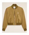 Ami Alexandre Mattiussi Alexandre Mattiussi Bomber Jacket In Green