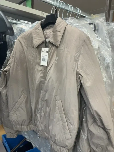 Ami Alexandre Mattiussi Long-sleeved Casual Jacket In Nude