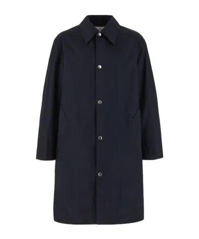 AMI ALEXANDRE MATTIUSSI LONG-SLEEVED COAT