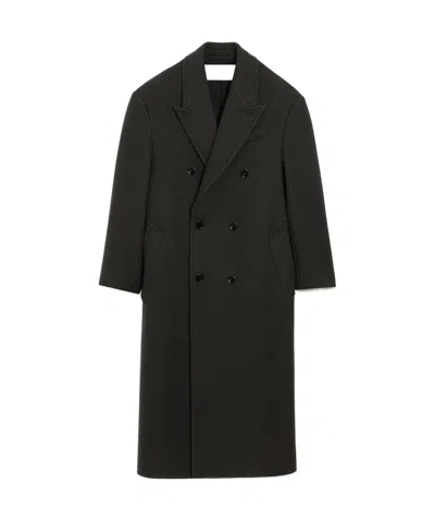 AMI ALEXANDRE MATTIUSSI LONG-SLEEVED COAT