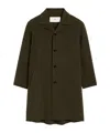 Ami Alexandre Mattiussi Ami Paris De Coeur Single-breasted Car Coat In Black