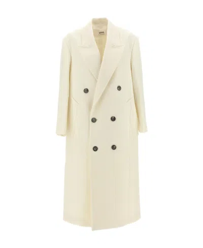AMI ALEXANDRE MATTIUSSI LONG-SLEEVED COAT