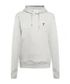 Ami Alexandre Mattiussi Long-sleeved Hooded Hoodie In White