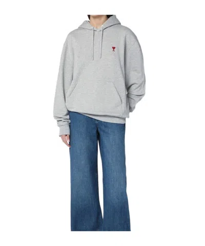 Ami Alexandre Mattiussi Long-sleeved Hooded Sweatshirt