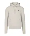 Ami Alexandre Mattiussi Ami Paris Ami Paris Grey Cotton Ami De Coeur Hoodie In Gray