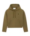 Ami Alexandre Mattiussi Ami Paris Ami De Coeur Logo Embroidered Hoodie In Green