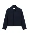 Ami Alexandre Mattiussi Oversize Virgin Wool Jacket In Black