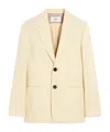 Ami Alexandre Mattiussi Yellow Wool Semi-lined Jacket Yellow In Nude