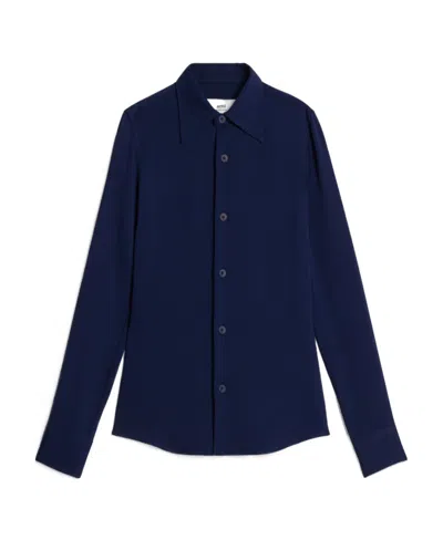 Ami Alexandre Mattiussi Long-sleeved Shirt In Black