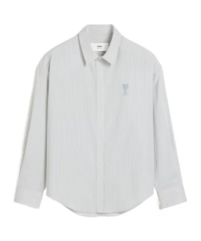 Ami Alexandre Mattiussi Long-sleeved Shirt In White