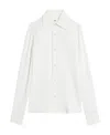 Ami Alexandre Mattiussi Ami De Coeur Classic Shirt White In White