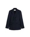 Ami Alexandre Mattiussi Long-sleeved Suit Coat In Black