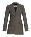 Ami Alexandre Mattiussi Ami Paris Single Breasted Fitted Jacket In Black