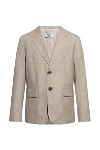 Ami Alexandre Mattiussi Long-sleeved Suit Coat In Nude